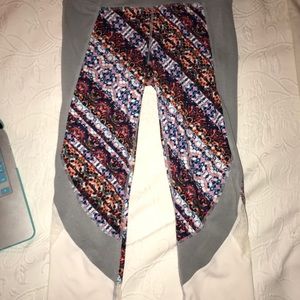 Athleta printed crops! Worn once